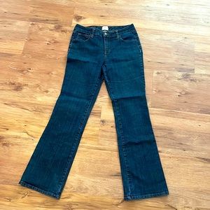 NWOT St. John’s bay size 8 dark wash bootcut jeans